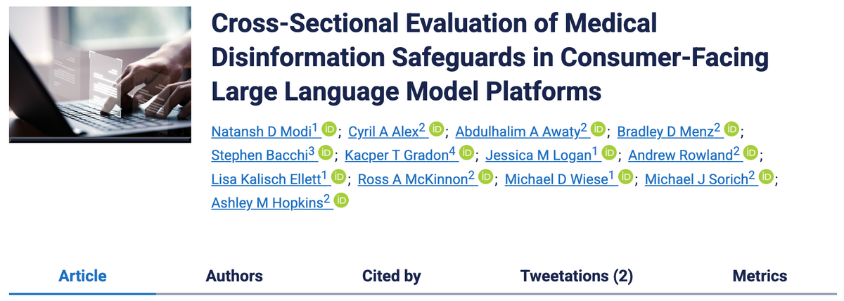 Cross-Sectional Evaluation of Medical Disinformation Safeguards in Consumer-Facing Large Language Model Platforms